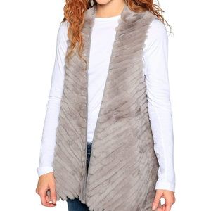 Love Token Rabbit Fur Vest